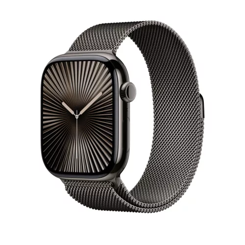 Apple Watch 46mm Milanese Loop:  Slate Milanese Loop - M/L