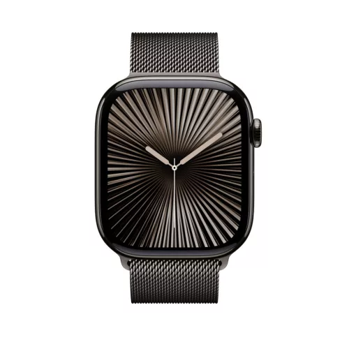 Apple Watch 46mm Milanese Loop:  Slate Milanese Loop - M/L