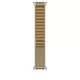 Apple Watch 49mm Loop:  Tan Alpine Loop - Small - Natural Titanium Finish