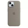 Apple iPhone 15 Silicone Case with MagSafe - Clay