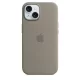 Apple iPhone 15 Silicone Case with MagSafe - Clay