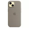 Apple iPhone 15 Silicone Case with MagSafe - Clay