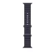 Apple Watch 49mm Band:  Navy Ocean Band - Natural Titanium Finish