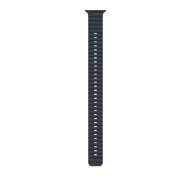  Apple Watch 49mm Band:  Navy Ocean Band Extension - Natural Titanium Finish