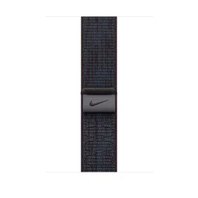   Apple Watch 46mm Nike Sport Loop:  Black/Blue Nike Sport Loop