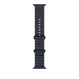   Apple Watch 49mm Band:  Navy Ocean Band - Black Titanium Finish