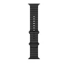 Apple Watch 49mm Band:  Black Ocean Band - Black Titanium Finish