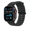 Apple Watch 49mm Band:  Black Ocean Band - Black Titanium Finish