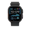 Apple Watch 49mm Band:  Black Ocean Band - Black Titanium Finish