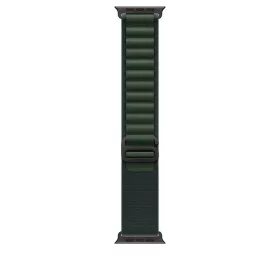   Apple Watch 49mm Loop:  Dark Green Alpine Loop - Small - Black Titanium Finish