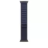 Apple Watch 49mm Loop:  Navy Alpine Loop - Medium - Black Titanium Finish