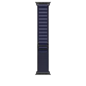   Apple Watch 49mm Loop:  Navy Alpine Loop - Medium - Black Titanium Finish