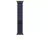 Apple Watch 49mm Loop:  Navy Alpine Loop - Large - Black Titanium Finish