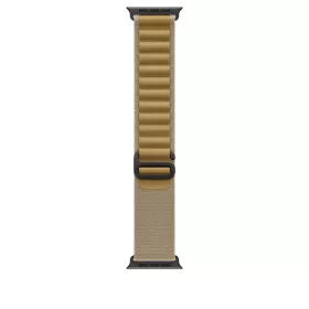   Apple Watch 49mm Loop:  Tan Alpine Loop - Medium - Black Titanium Finish