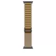 Apple Watch 49mm Loop:  Tan Alpine Loop - Medium - Black Titanium Finish