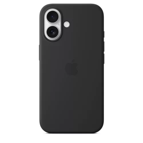 Apple iPhone 16 Silicone Case with MagSafe - Black