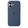 Apple iPhone 16 Silicone Case with MagSafe - Denim