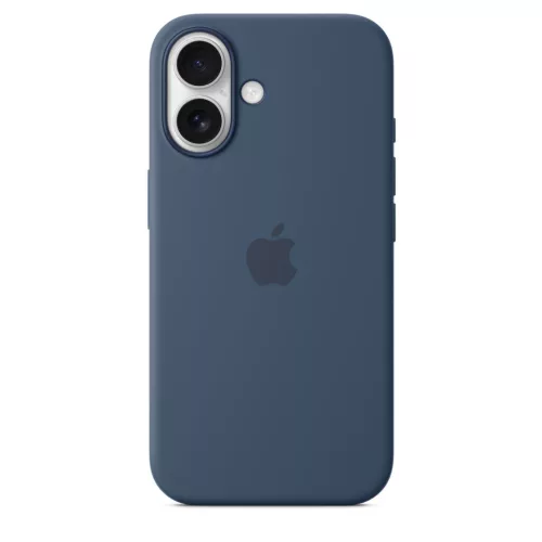 Apple iPhone 16 Silicone Case with MagSafe - Denim