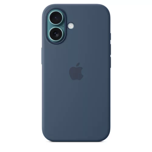 Apple iPhone 16 Silicone Case with MagSafe - Denim