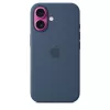 Apple iPhone 16 Silicone Case with MagSafe - Denim