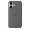 Apple iPhone 16 Silicone Case with MagSafe - Stone Gray