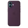 Apple iPhone 16 Silicone Case with MagSafe - Plum