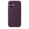 Apple iPhone 16 Silicone Case with MagSafe - Plum