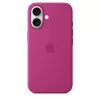 Apple iPhone 16 Silicone Case with MagSafe - Fuchsia (Seasonal)