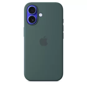   Apple iPhone 16 Silicone Case with MagSafe - Lake Green (Seasonal)