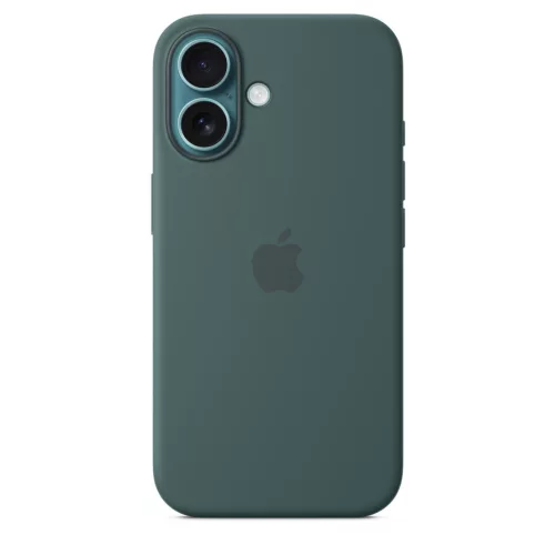 Apple iPhone 16 Silicone Case with MagSafe - Lake Green (Seasonal)