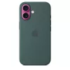 Apple iPhone 16 Silicone Case with MagSafe - Lake Green (Seasonal)