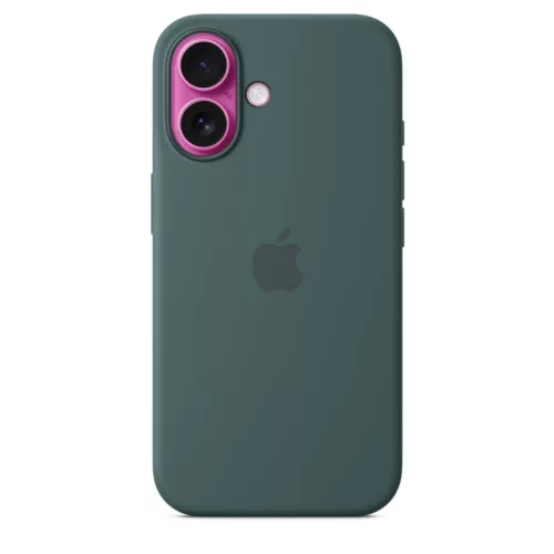 Apple iPhone 16 Silicone Case with MagSafe - Lake Green (Seasonal)