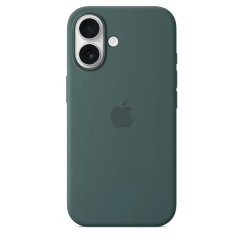 Apple iPhone 16 Silicone Case with MagSafe - Lake Green (Seasonal)