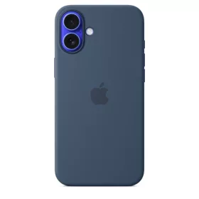 Apple iPhone 16 Plus Silicone Case with MagSafe - Denim
