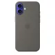 Apple iPhone 16 Plus Silicone Case with MagSafe - Stone Gray
