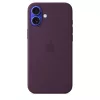 Apple iPhone 16 Plus Silicone Case with MagSafe - Plum