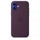 Apple iPhone 16 Plus Silicone Case with MagSafe - Plum