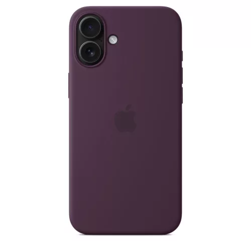 Apple iPhone 16 Plus Silicone Case with MagSafe - Plum