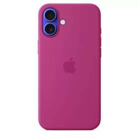   Apple iPhone 16 Plus Silicone Case with MagSafe - Fuchsia (Seasonal)