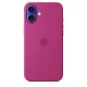 Apple iPhone 16 Plus Silicone Case with MagSafe - Fuchsia (Seasonal)