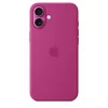 Apple iPhone 16 Plus Silicone Case with MagSafe - Fuchsia (Seasonal)