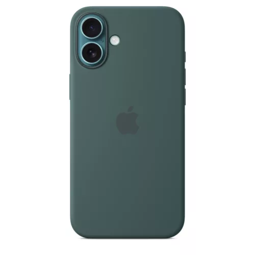 Apple iPhone 16 Plus Silicone Case with MagSafe - Lake Green (Seasonal)