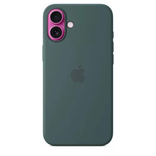 Apple iPhone 16 Plus Silicone Case with MagSafe - Lake Green (Seasonal)