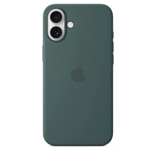 Apple iPhone 16 Plus Silicone Case with MagSafe - Lake Green (Seasonal)