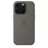 Apple iPhone 16 Pro Silicone Case with MagSafe - Stone Gray