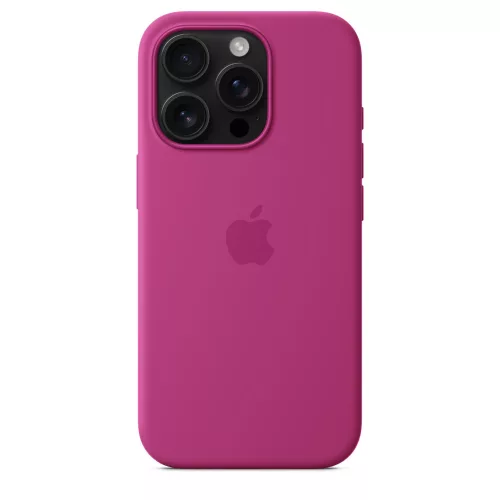 Apple iPhone 16 Pro Silicone Case with MagSafe - Fuchsia (Seasonal)