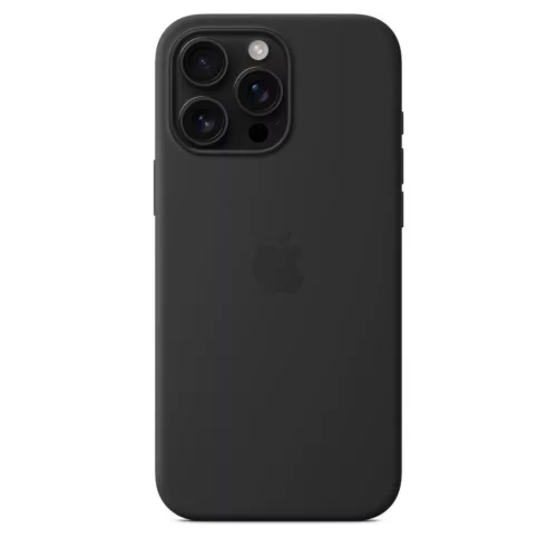 Apple iPhone 16 Pro Max Silicone Case with MagSafe - Black