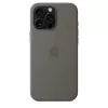 Apple iPhone 16 Pro Max Silicone Case with MagSafe - Stone Gray