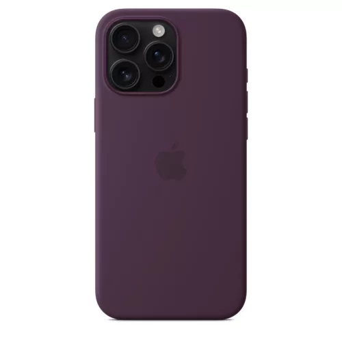 Apple iPhone 16 Pro Max Silicone Case with MagSafe - Plum
