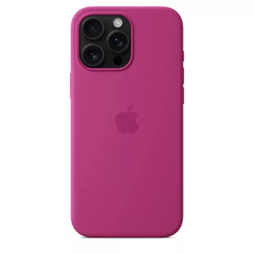 Apple iPhone 16 Pro Max Silicone Case with MagSafe - Fuchsia (Seasonal)
